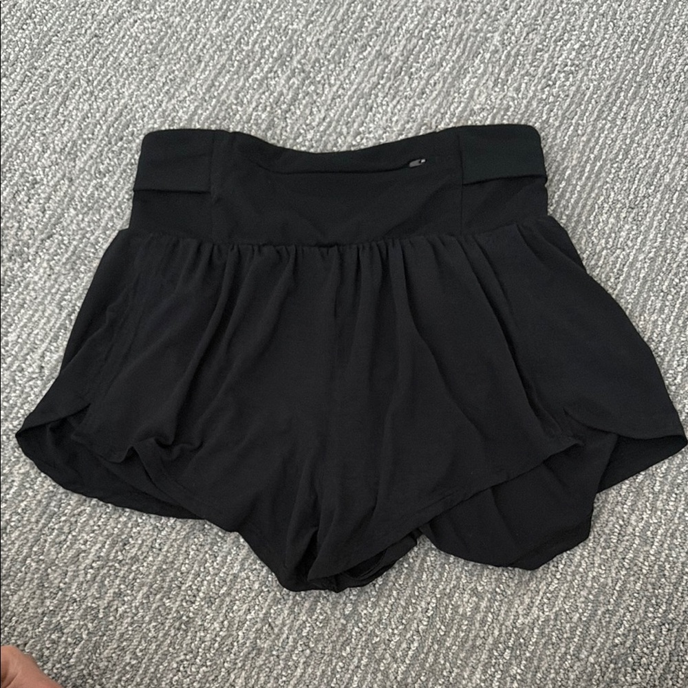 Black Women's free people athletic shorts